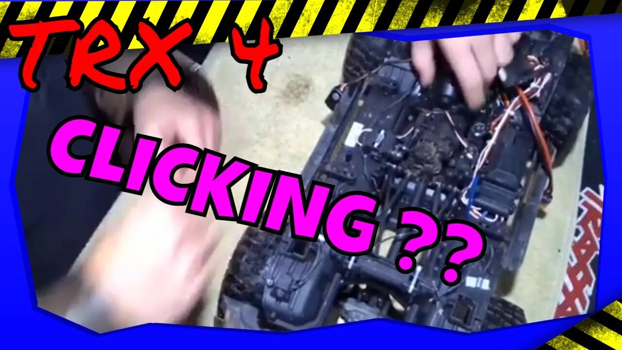 Strange clicking noise Traxxas TRX4 Ford Bronco 2021 --- What is it ???