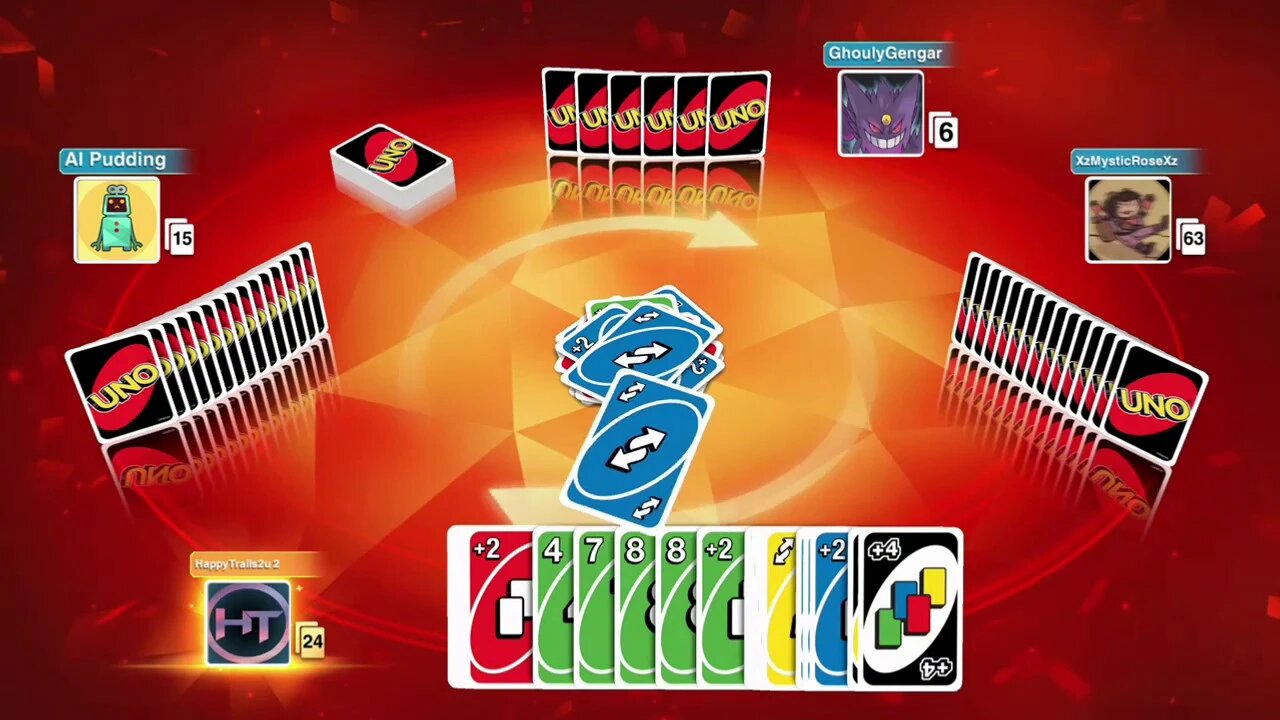 Happy plays Uno!