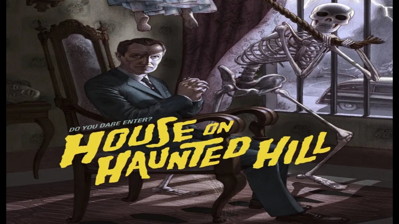 House on Haunted Hill 1959 Colorized