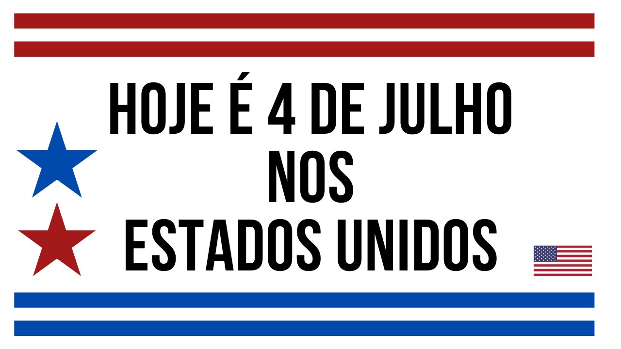 Hoje é 4 de julho. Dia de Independência.Veja preocupação dos patriotas americanos