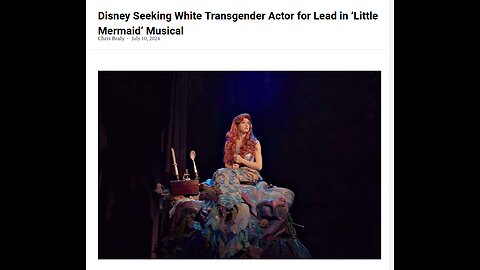 Disney Now Wants a Transgender Little Mermaid