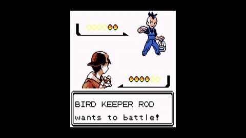 Pokemon Crystal - Bird Keeper Rod Wants to Battle! (Game Boy Color)