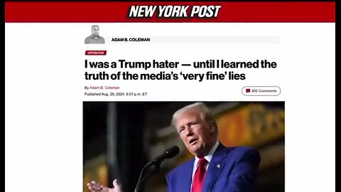 “I was a Trump hater until I learned about the media’s “very fine people” lie.”