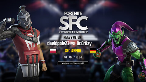 FORTNITE SFC season4 HW FIGHT • davidpole23 vs Dr.Cr8zy #fortnitesfc #freevbucksnot