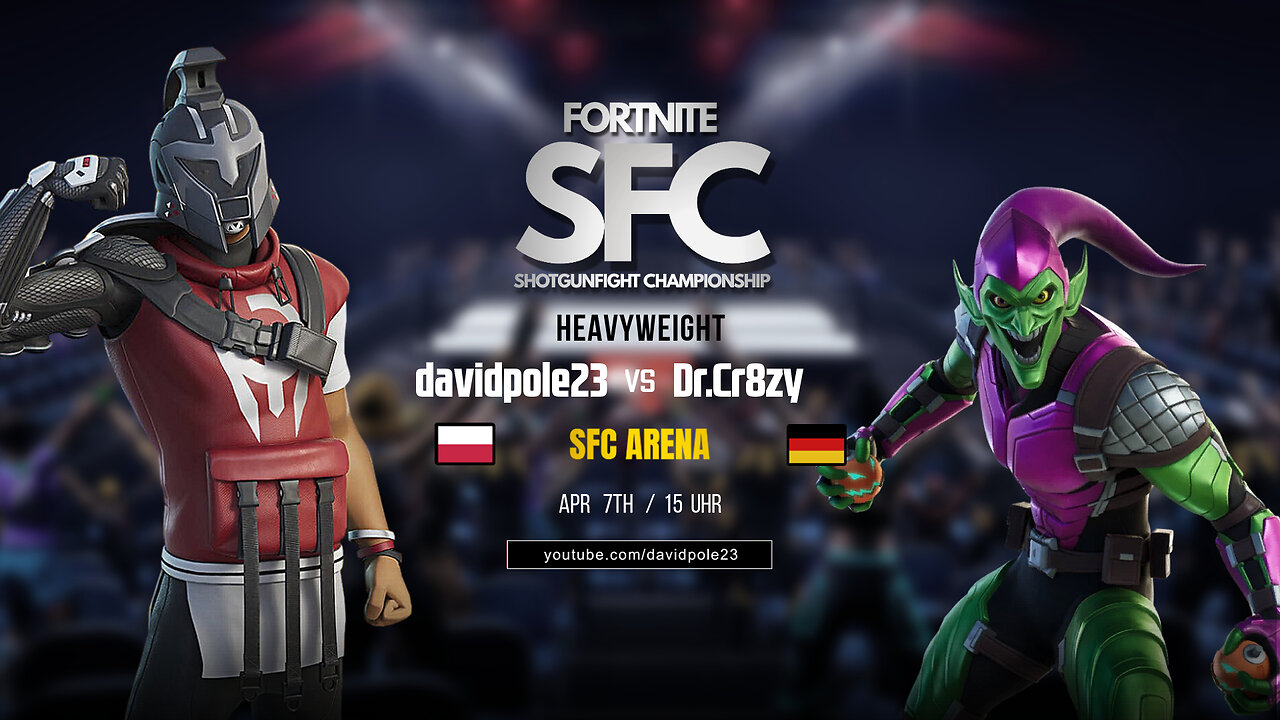 FORTNITE SFC season4 HW FIGHT • davidpole23 vs Dr.Cr8zy #fortnitesfc #freevbucksnot