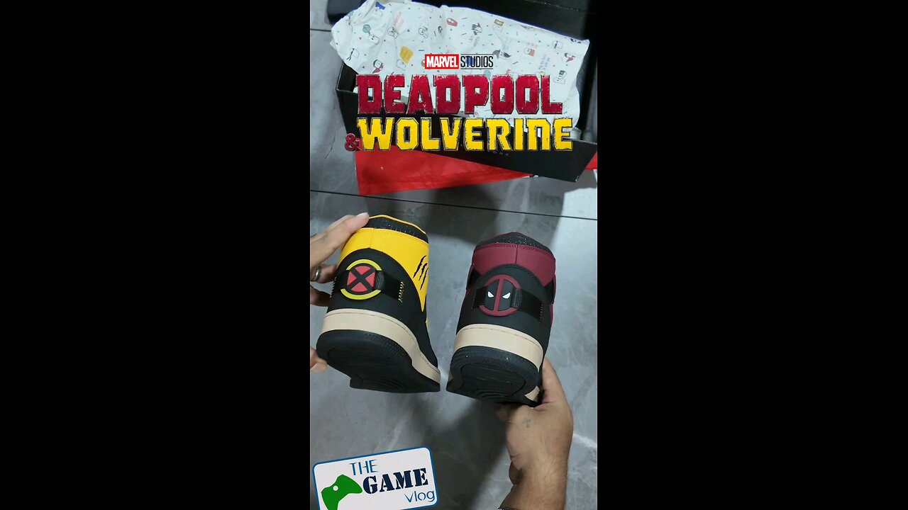 Deadpool and Wolverine Split Sneakers #marvel