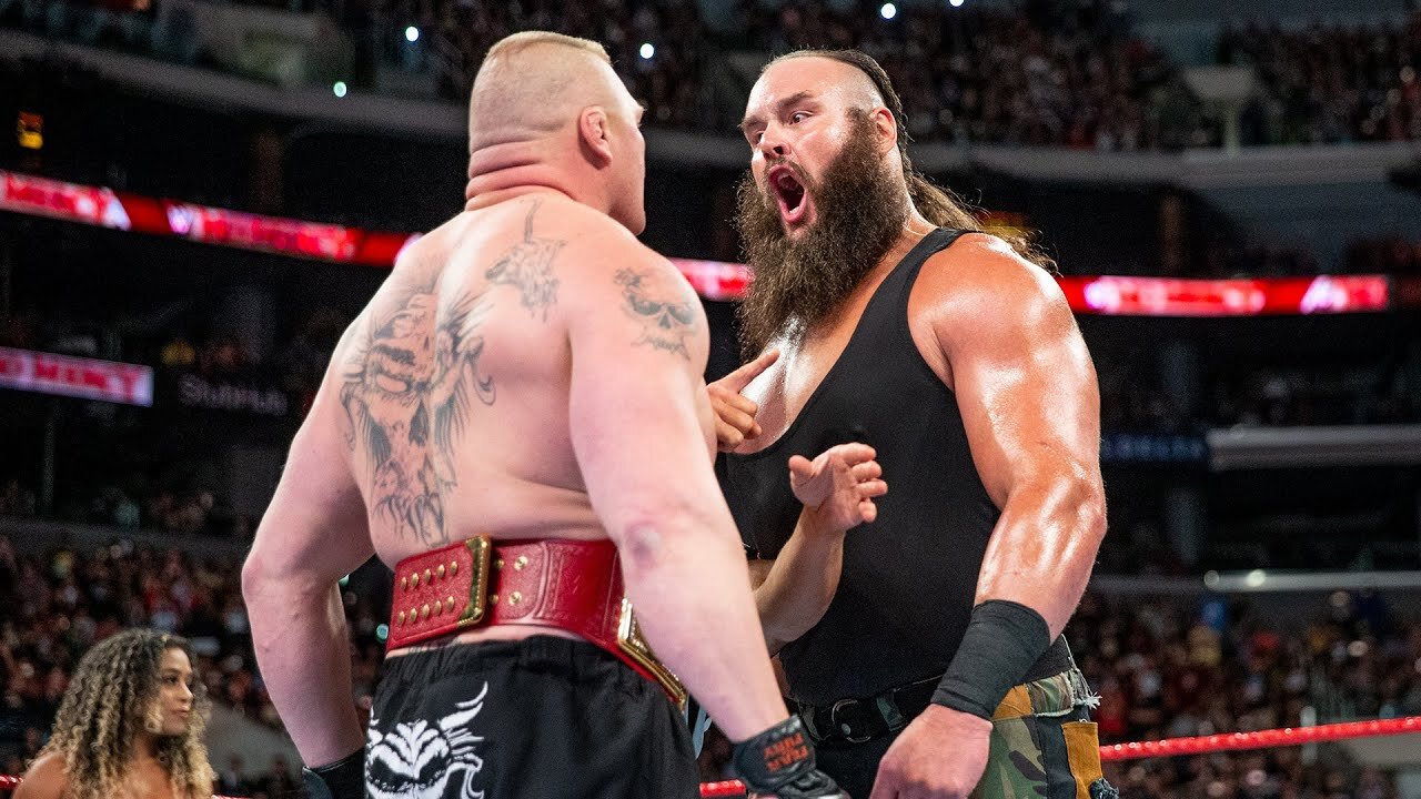 Brock Lesnar vs. Giants: WWE