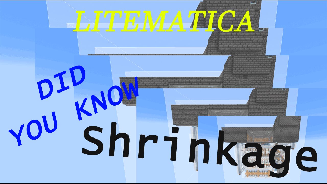 Minecraft Litematica (Did You Know) Quick Selection
