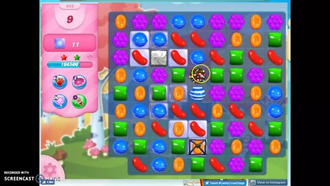 Candy Crush Level 643 Audio Talkthrough, 3 Stars 0 Boosters