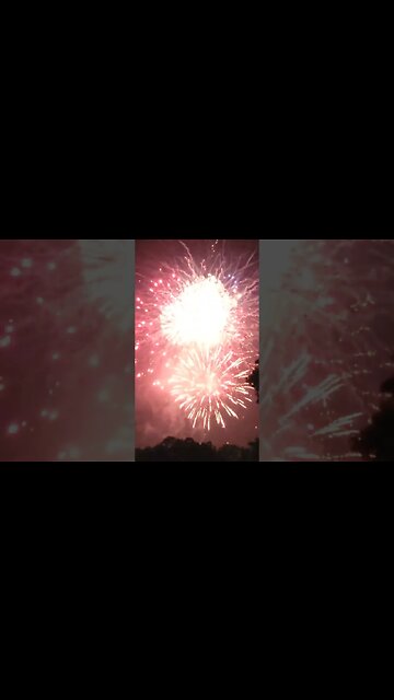 July 4th Fireworks at Port Orange City Center Park Florida #julyfourth #fourthofjuly #railfanrob