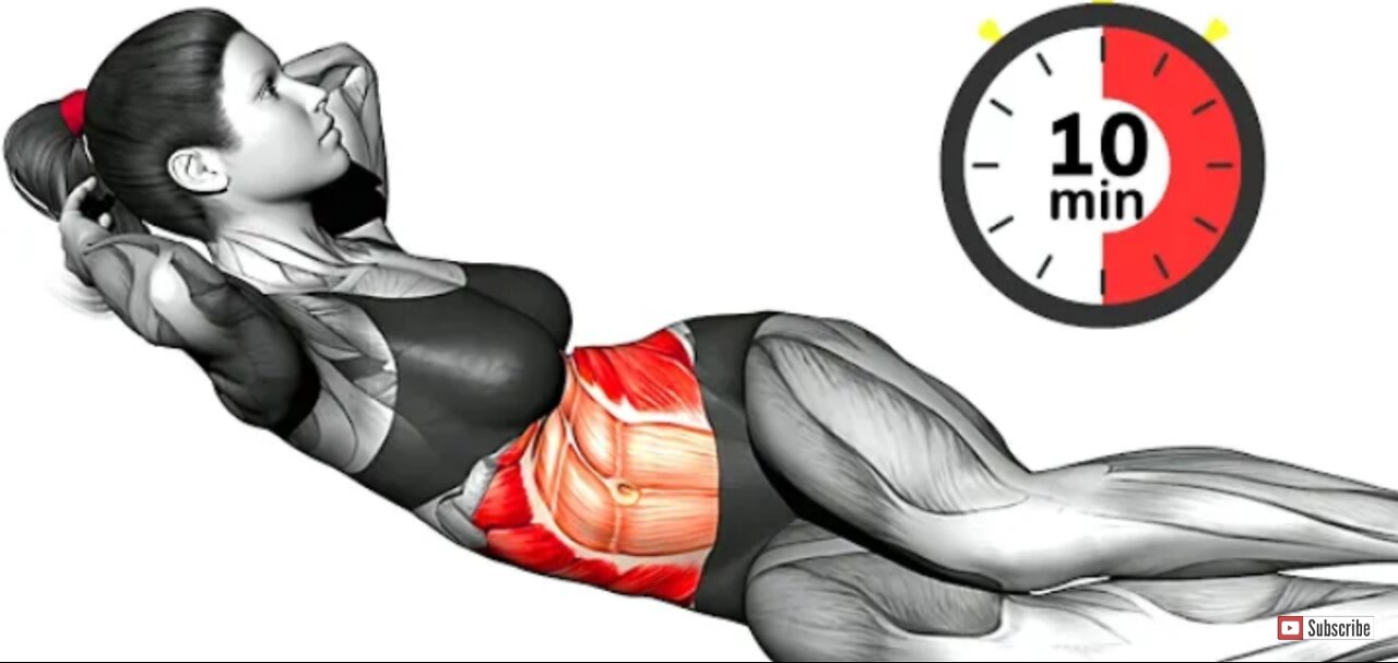 Get ABS This 10 Min For A Flat Stomach Part:1