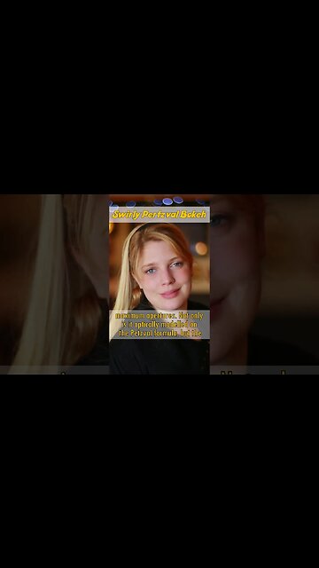 Gold lenses with swirly Petzval bokeh