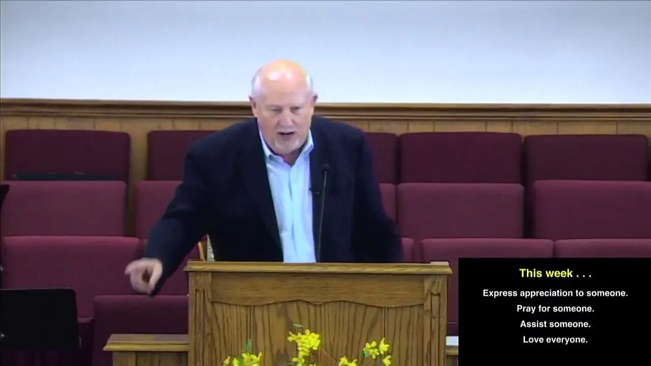 Live Sunday Sermon: What We Need From Each Other Part 2 1Th. 5-9-13