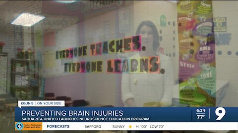 Sahuarita Unified introduces neuroscience education program in hopes of preventing head injuries