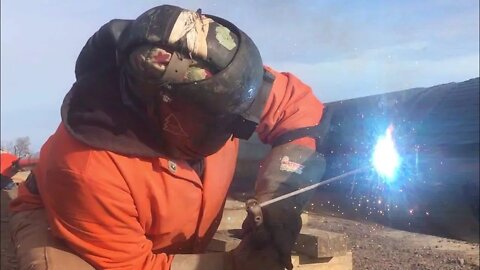 PIPELINE WELDING!!! - 12 Inch Mainline - AMAZING!!!