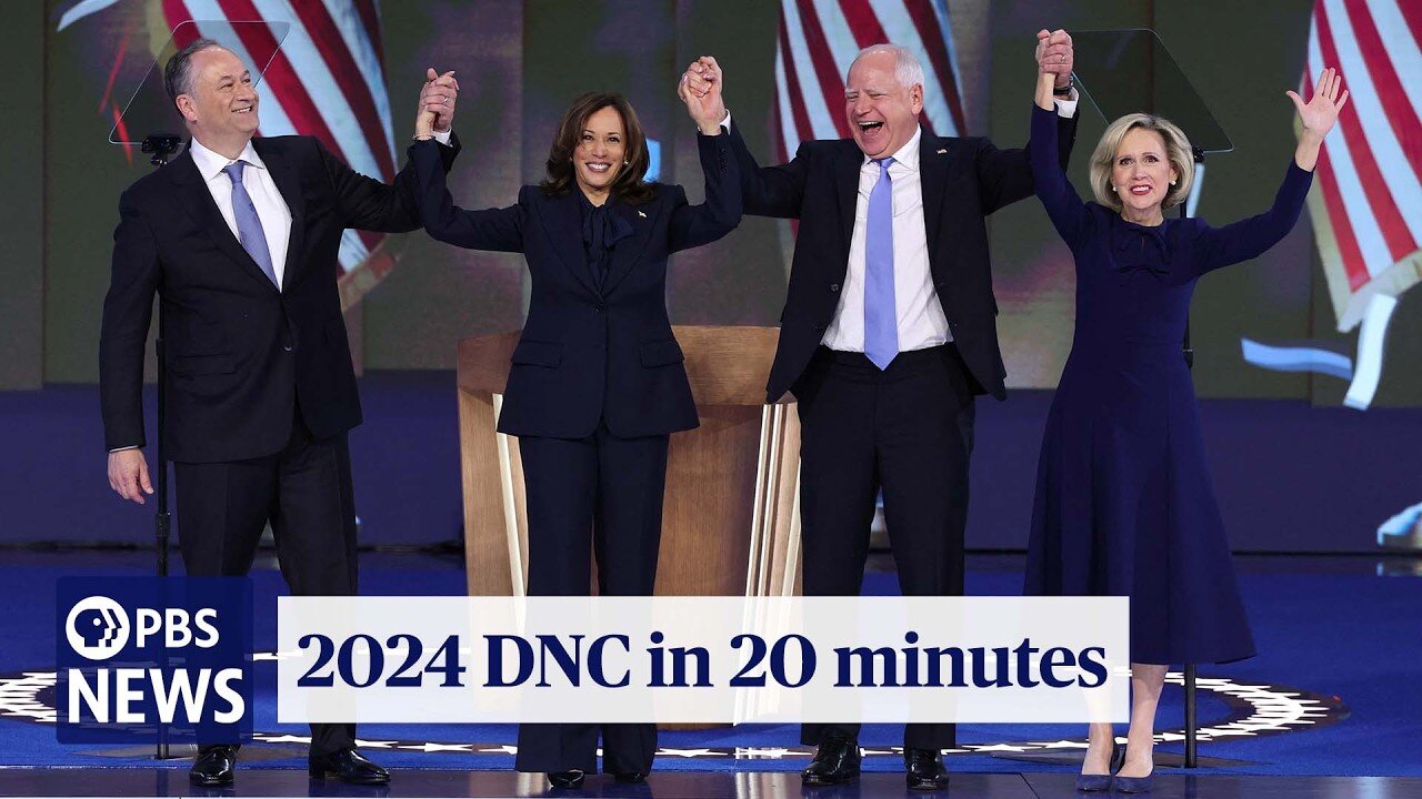 WATCH: The 2024 Democratic National Convention in 20 minutes