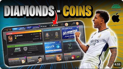 DLS 25 Hack/Mod - How to Get Unlimited Gems and Coins in Dream League Soccer 2025 (iOS, Android) Apk