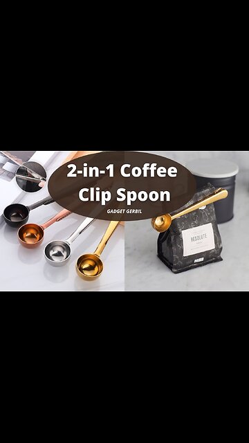 Coffee Measuring Spoon with Strong Clip