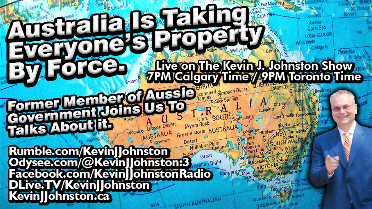 Australia Is Taking Everyone’s Property By Force. Former Aussie Government Official Confirms LIVE!