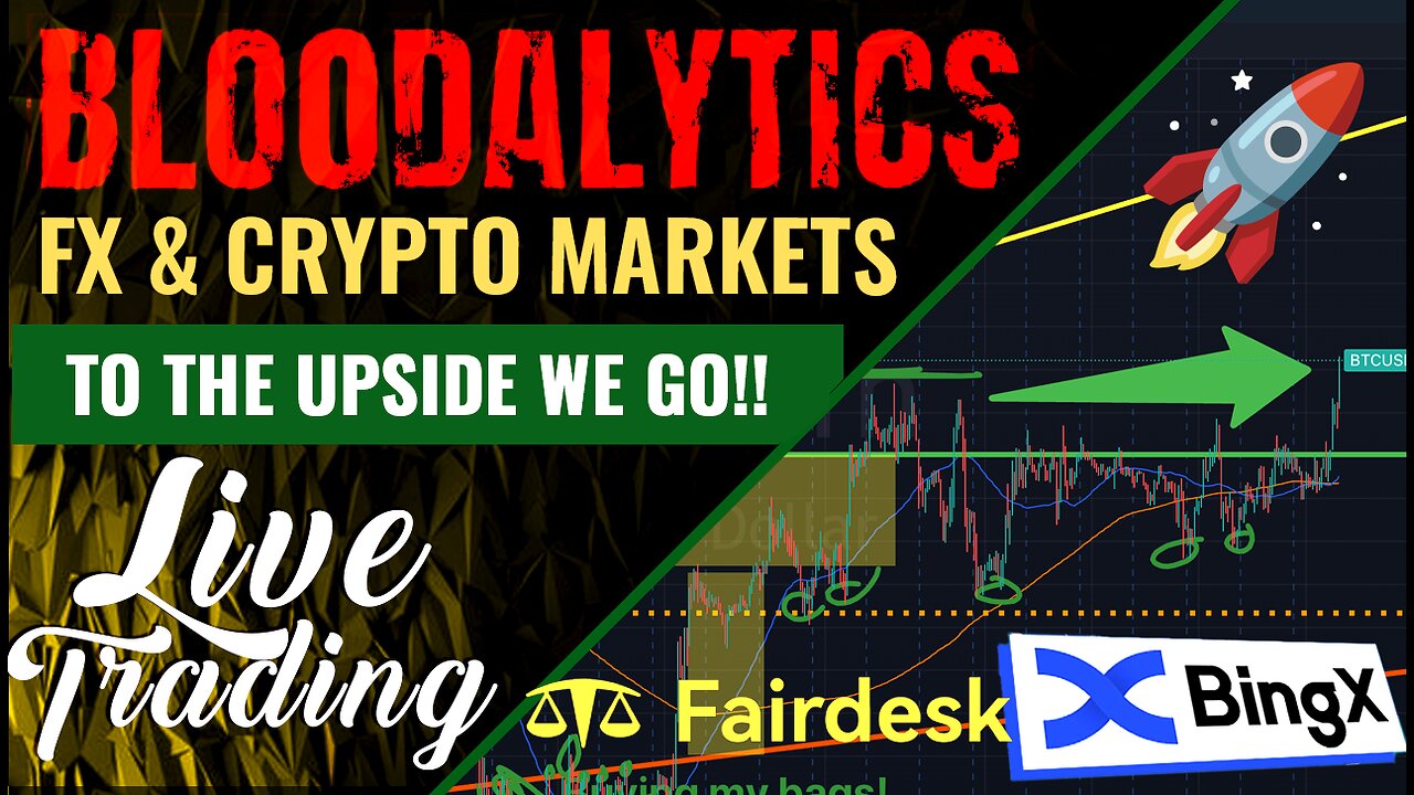 The Breakout Just Happened On Bitcoin, Where Next?! - Live Trading