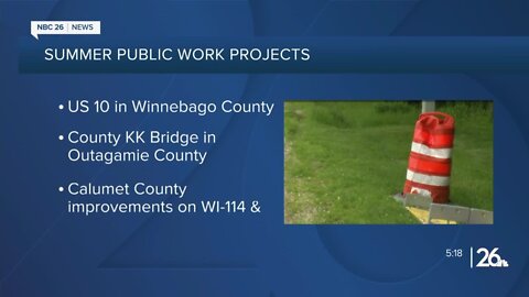 Several construction projects underway in Northeast Wisconsin