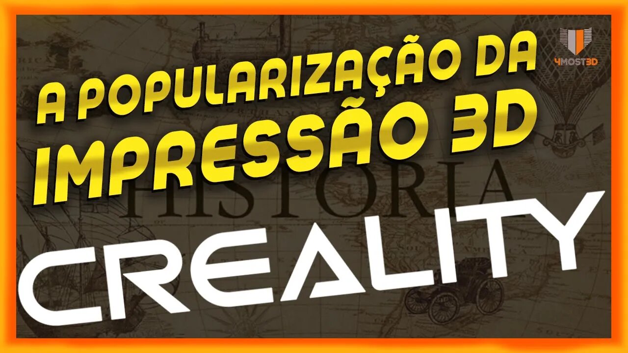 A POPULARIZAÇÃO DA IMPRESSÃO 3D | CREALITY | História da Impressão 3D EP3