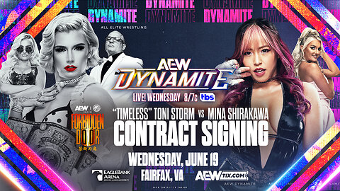 Toni Storm vs. Mina Shirakawa - Contract Signing Chaos! #shorts