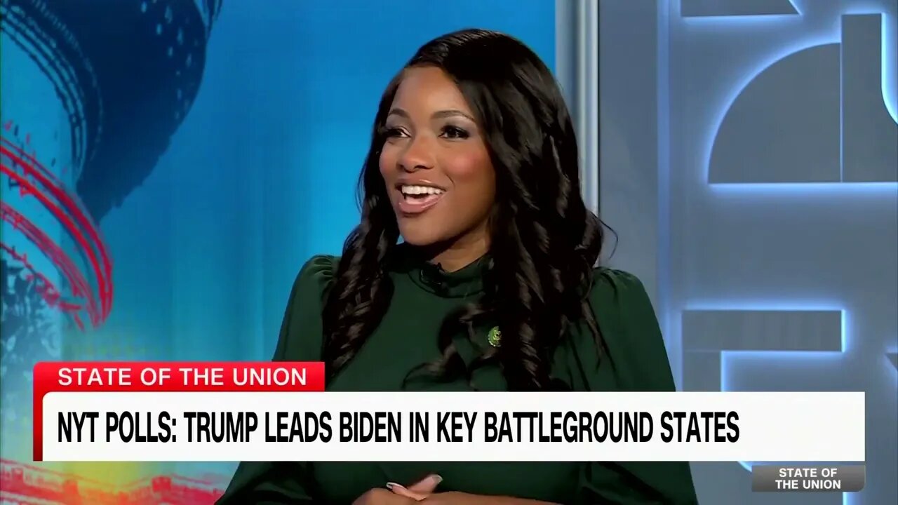 Democrat Rep. Jasmine Crockett Blames "Feelings" For Big Drop In Biden Support Among Black Americans