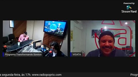 VIGATA - Entrevista l Rádio Pop Rio 98.7 l Prog. Transformando Sonhos (UniJazz Brasil)
