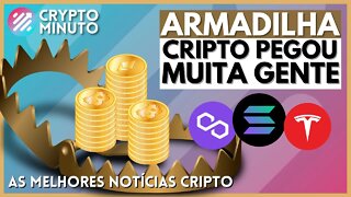 LUCROU 40% - SOLANA CRESCE - TESLA VENDE BITCOIN - COINBASE - DOT - ADA - XRP - CRIPTO NOTÍCIA HOJE