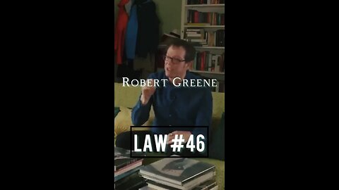 LAW #46 NEVER APPEAR TO PERFECT. Robert Greene