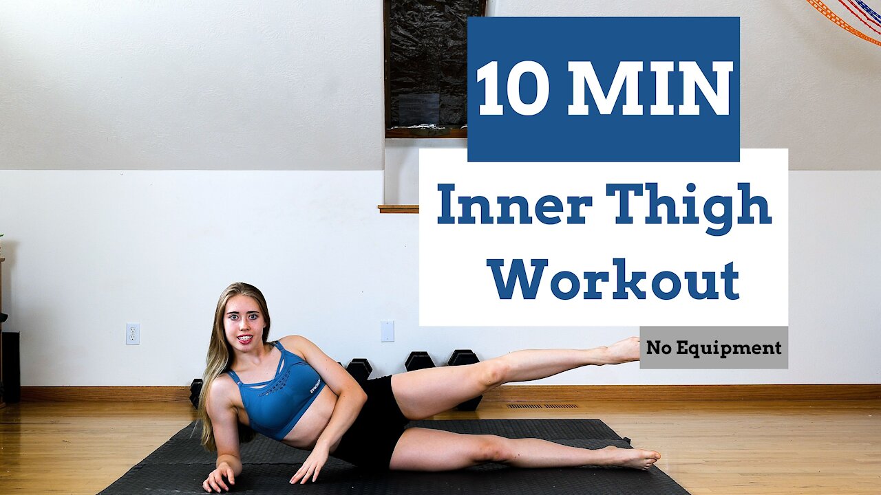 10 MIN INNER THIGH WORKOUT- Strengthen and tone your inner thighs / No Equipment | Selah Myers