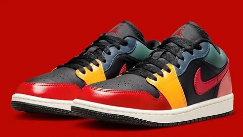 Air Jordan 1 Low SE Foot Fire