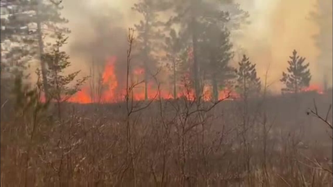 DNR video of Upland Fire