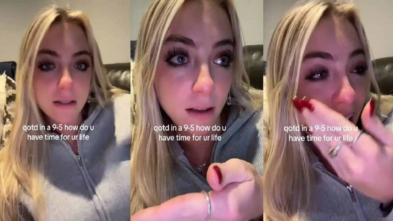 21-year-old Brielle Asero Loses It Over 9-5 Job On TikTok