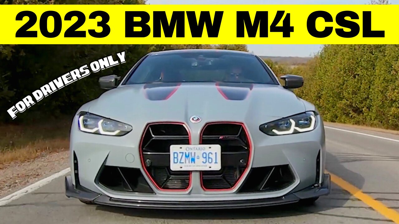 For Drivers Only. 2023 BMW M4 CSL