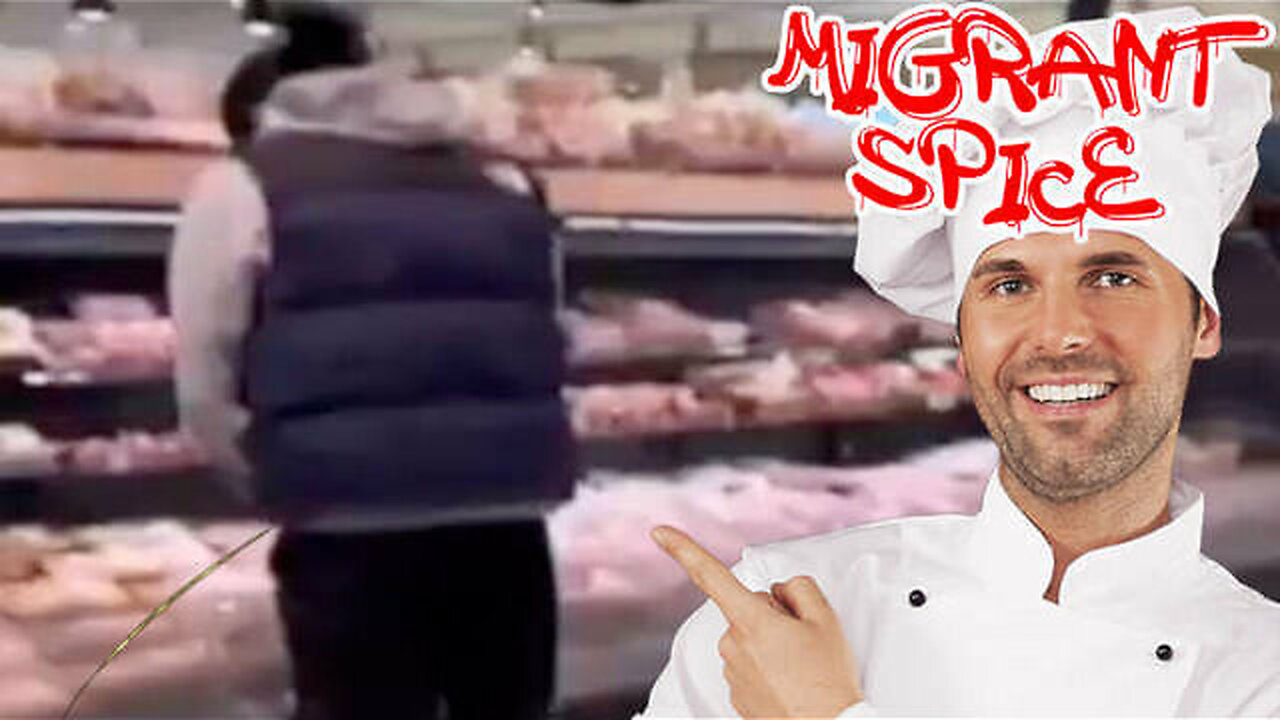 MUSLIM ILLEGAL MIGRANT URINATES ON THE PORK SECTION IN GROCERY STORE