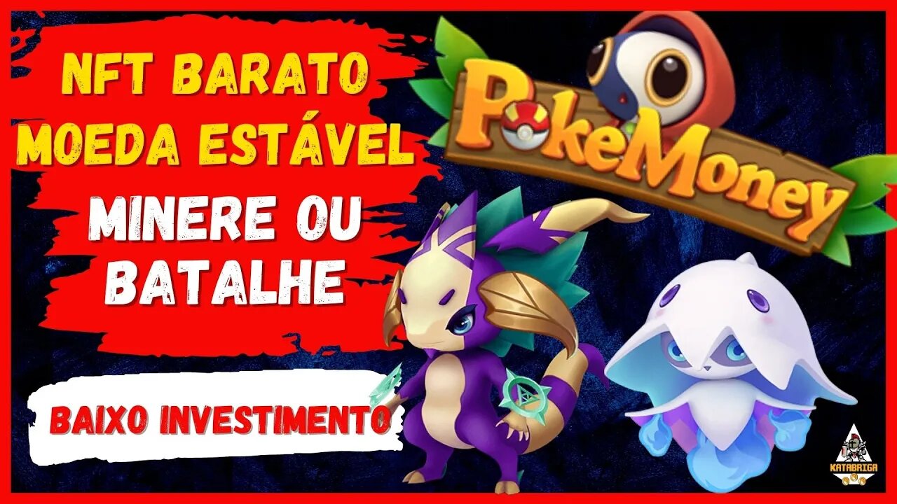 NFT BARATO QUE PAGA!! POKEMONEY ENTREI, TESTEI e GOSTEII!!