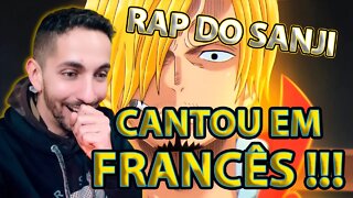 [ATÉ FRANCÊS OS CARA CANTA] REACT Rap do Sanji (One Piece) - APENAS UM TRAGO | NERD HITS