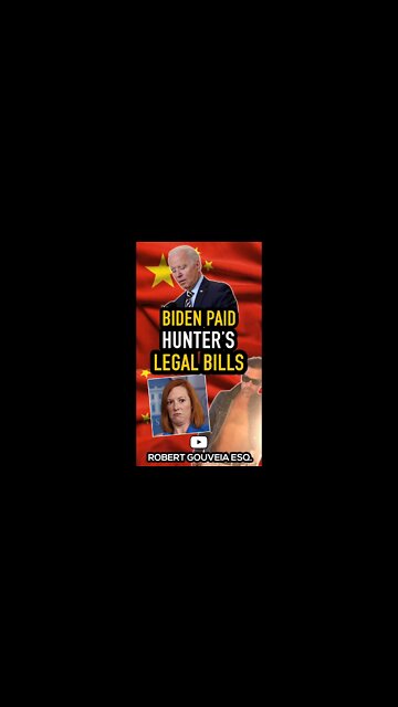 #Biden Paid #Hunter's Legal Bills for Chinese Mining Firm Restructuring #Shorts