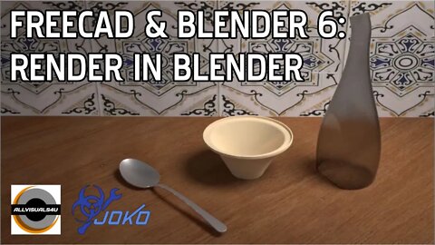 Render SolidWorks and FreeCAD Models in Blender 6: Create Renders |JOKO ENGINEERING|