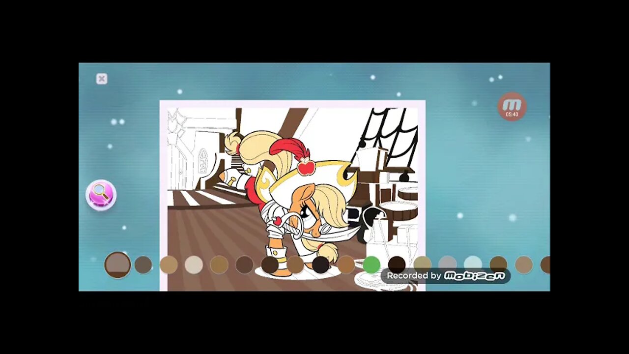 Painting Pirate Applejack & my version of Nightmare Spike! MLP Color by Magic