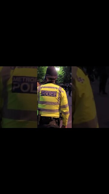 Police walk this man out #queensjubilee2022