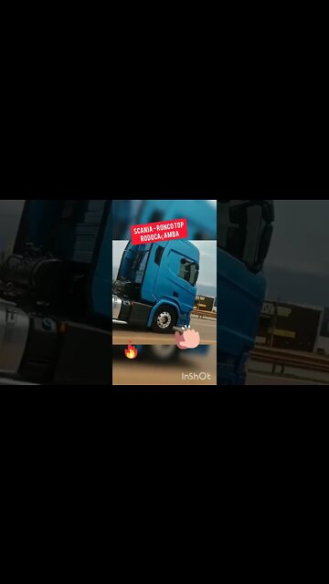 Scania c/ ronco top no rodocaçamba - #shorts #scania #trucklife