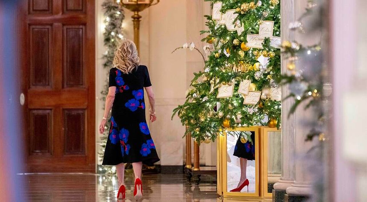 There's Something Inexcusably Missing From Jill Biden's Christmas Display