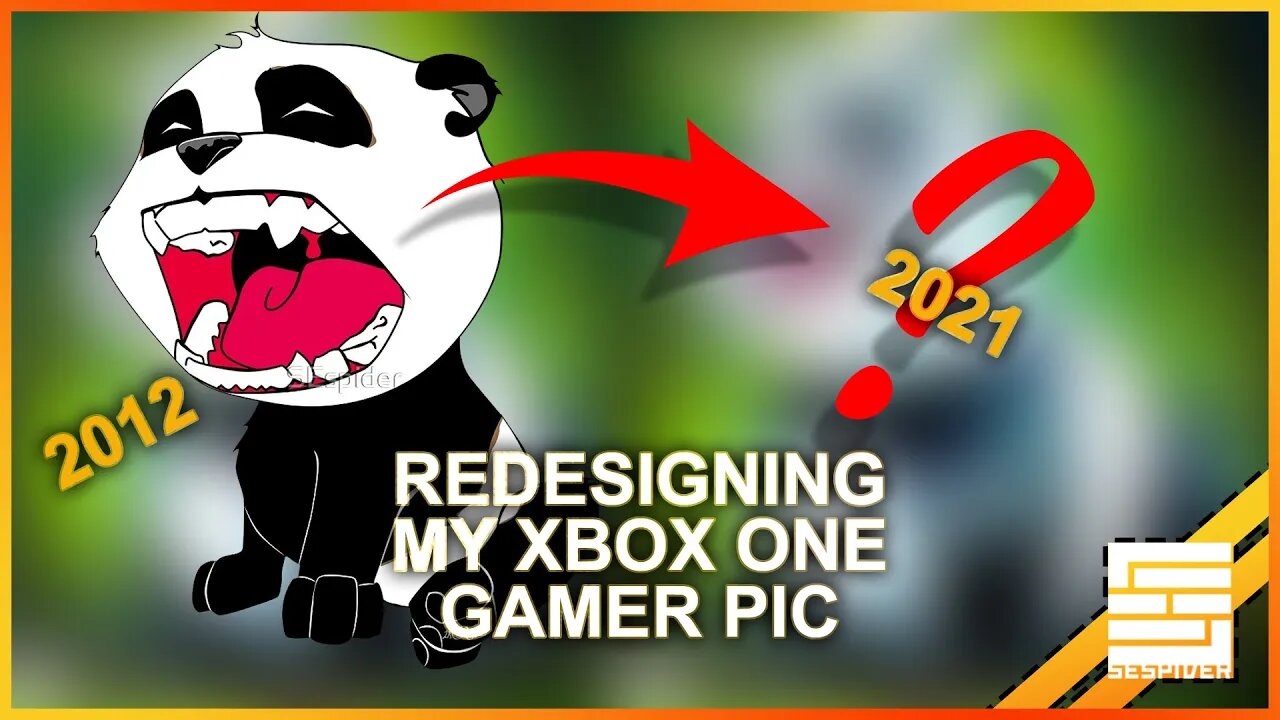 - Redesigning My 2012 Xbox Panda Gamer Pic - [Speed Art]