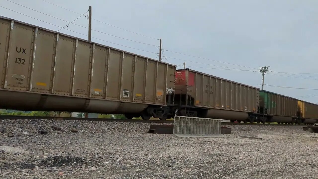 BNSF River Sub Southbound Coal at Barnhart, MO 9-23-23