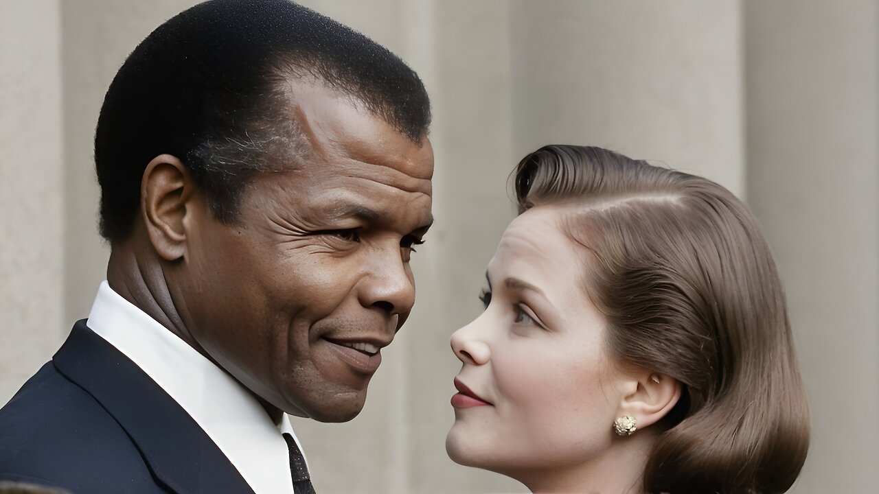 Sidney Poitier & Katharine Houghton "Guess Who's Coming To Dinner" (1967) ❤️