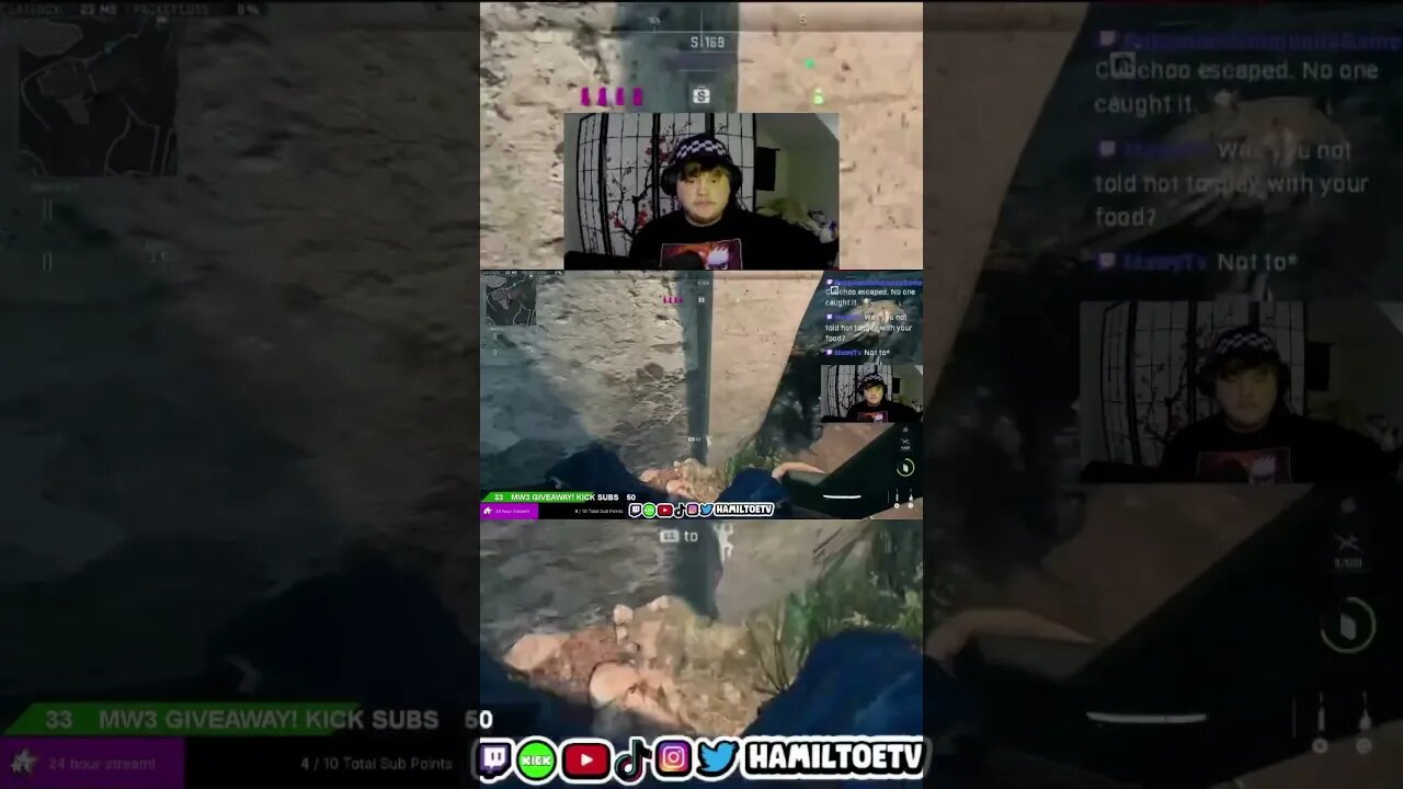 Mw2 Hide and seek with stream #kick #warzone #warzonemobileclips #callofduty #warzone2mobile #twitch