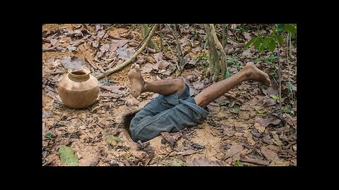 Build the Most Secret Hidden Underground Tunnel House In Deep Jungle